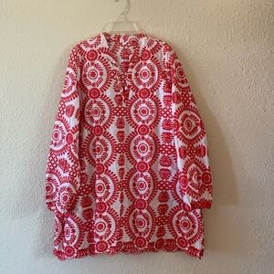 Red Floral Dress/Tunic